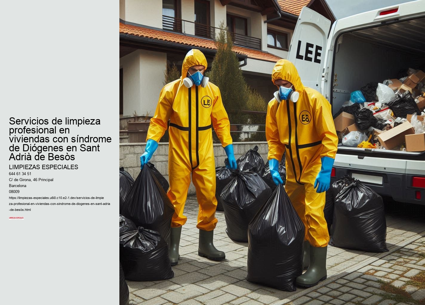 El papel de los servicios sociales en el síndrome de Diógenes